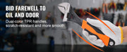 Load image into Gallery viewer, Amocart 8-Piece Pliers Set 8" Linesman's Pliers 6" Slip Joint Pliers Long Nose Pliers 6" Diagonal Cutter 10" Adjustable Wrench
