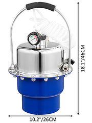 Charger l'image dans la visionneuse de galerie, SucceBuy Kit de purgeur de frein à pression d'air pneumatique, outil de changement d'huile de liquide de frein de voiture avec réservoir de 5L pour la purge du système de freinage et d'embrayage
