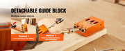 Bild in Galerie-Viewer laden, Amocart 30 Pcs Pocket Hole Jig Kit Adjustable &amp; Easy to Use Pocket Hole Jig System with Step Drills Wrenches Drill Stop Rings
