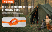 Bild in Galerie-Viewer laden, Amocart 220ft Dual-Weave Polyester Rope 48-Strand Outdoor Accessories Emergency Cord for Camping Swinging Rappelling Rescue
