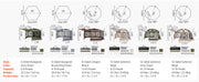 Charger l'image dans la visionneuse de galerie, Amocart Pop up Gazebo Screen Tent Camping Canopy Tent w/ Removable Top&amp;Carry Bag Quick-Set&amp;Bite-Proof Screen House Sun Shelter
