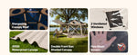 Amocart Pop up Gazebo Screen Tent Camping Canopy Tent w/ Removable Top&Carry Bag Quick-Set&Bite-Proof Screen House Sun Shelter