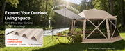 Charger l'image dans la visionneuse de galerie, Amocart Pop up Gazebo Screen Tent Camping Canopy Tent w/ Removable Top&amp;Carry Bag Quick-Set&amp;Bite-Proof Screen House Sun Shelter
