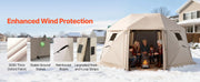 Charger l'image dans la visionneuse de galerie, Amocart Pop up Gazebo Screen Tent Camping Canopy Tent w/ Removable Top&amp;Carry Bag Quick-Set&amp;Bite-Proof Screen House Sun Shelter
