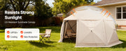 Charger l'image dans la visionneuse de galerie, Amocart Pop up Gazebo Screen Tent Camping Canopy Tent w/ Removable Top&amp;Carry Bag Quick-Set&amp;Bite-Proof Screen House Sun Shelter
