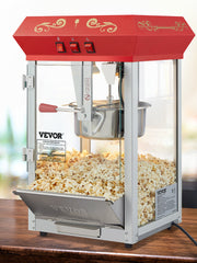 Load image into Gallery viewer, SucceBuy 8/12Oz Electric Popcorn Maker Commercial Popper Machine  Automatic Corn Cookware with Scoop Spoon SUS304 Heating Tube
