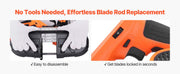 Load image into Gallery viewer, Amocart 20V Portable Band Saw 2.5-In/5-In Deep Cut 360W Bandsaw 0-120/192 m/min Variable Speed with Brushless Motor Hang Hooks
