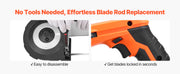 Load image into Gallery viewer, Amocart 20V Portable Band Saw 2.5-In/5-In Deep Cut 360W Bandsaw 0-120/192 m/min Variable Speed with Brushless Motor Hang Hooks
