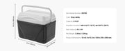 Charger l'image dans la visionneuse de galerie, SucceBuy Glacière Portable 8.5QT, Glacière Rigide avec Rétention de Glace et Poignées Robustes, Idéale pour les Pique-niques en Famille et les Courtes Excursions
