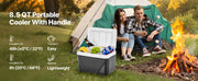 Charger l'image dans la visionneuse de galerie, SucceBuy Glacière Portable 8.5QT, Glacière Rigide avec Rétention de Glace et Poignées Robustes, Idéale pour les Pique-niques en Famille et les Courtes Excursions
