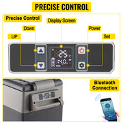 Bild in Galerie-Viewer laden, SucceBuy 20L 22L 35L 45L 55L Car Refrigerator Mini Fridge Freezer Portable Compressor Cooler 12/24V Ice Box for Camping
