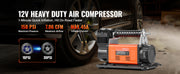 Load image into Gallery viewer, Amocart 12V Portable Tire Inflator 7.06CFM Heavy Duty Air Compressor 150PSI Offroad Air Pump with Adapters for Car SUV RV Truck
