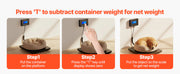 Charger l'image dans la visionneuse de galerie, SucceBuy Pèse-lettres numérique 200 kg/440 lbs Précision double 10 g/100 g avec fonction Tare/Maintien pour colis et affranchissement
