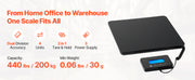Charger l'image dans la visionneuse de galerie, SucceBuy Pèse-lettres numérique 200 kg/440 lbs Précision double 10 g/100 g avec fonction Tare/Maintien pour colis et affranchissement
