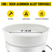 Charger l'image dans la visionneuse de galerie, Amocart Pottery Wheel 14in/36cm Pottery Forming Machine with Foot Pedal Pottery Wheel for Adults 450W Electric Pottery Wheel
