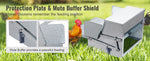 Amocart Automatic Chicken Feeder 25 lbs Capacity Feeds 10 Chickens up to 11 Days Galvanized Steel Poultry Feeder