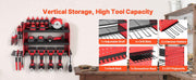 Charger l'image dans la visionneuse de galerie, Amocart 3-Layer Power Tool Wall Mount Holder Pegboard Wall Storage Tool Set Drill Screwdriver Storage Rack for Workshop/Garage
