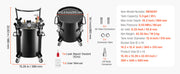 Load image into Gallery viewer, Amocart Spray Paint Pressure Pot Pressure Pot Paint Sprayer Spray Guns Central Pneumatic Sprays Gun for Furniture Car Fence
