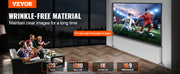 Bild in Galerie-Viewer laden, Amocart Projector Screen with Stand 100 120 150 inch 16:9 4K 1080 HD Portable Projection Screen for Home Office Theater Cinema
