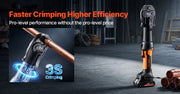 Load image into Gallery viewer, Amocart Press Tool 18V Electric Pipe Crimping Tool for 1/2" 3/4" 1" Copper Pipes Press Tool Kit with 3 Jaws 2Pcs Battery Compatible with Propress

