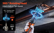 Load image into Gallery viewer, Amocart Press Tool 18V Electric Pipe Crimping Tool for 1/2" 3/4" 1" Copper Pipes Press Tool Kit with 3 Jaws 2Pcs Battery Compatible with Propress
