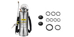 SucceBuy 4-12L Hand Powered Sprayer Stainless Steel Watering Spraying Sprinkling Atomizer Pump Home Ground Garden Cleaning Sprayer