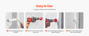 Load image into Gallery viewer, Amocart PVC Pipe Reamer Kit 5/7/9 PCS Fitting Socket Saver, Fits Standard 1/2" Drills Plumbing Tool Kit for SCH40 ABS CPVC Pipe
