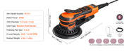 Load image into Gallery viewer, SucceBuy Random Orbital Sander 350W Brushless 10000 PRM 6 Variable Speed Electric Orbital Sander for Woodworking Detail Sanding
