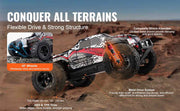 Charger l'image dans la visionneuse de galerie, SucceBuy 1:10 38KM/H 4WD RC Car All Terrain Off-Road with 2 Batteries Drift Monster Truck Children Toys for Kids Christmas Gifts
