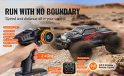 Charger l'image dans la visionneuse de galerie, SucceBuy 1:10 38KM/H 4WD RC Car All Terrain Off-Road with 2 Batteries Drift Monster Truck Children Toys for Kids Christmas Gifts
