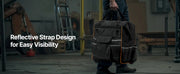 Load image into Gallery viewer, Amocart 110Lbs Rolling Tool Bag 25 Pockets Roller Tool Bag on Wheels with Telescoping Handle Toolbag Organizers for Mechanic
