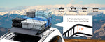 SucceBuy Roof Rack Cargo Basket 46"x36"x4.5"/51"x36"x5" Rooftop Cargo Carrier Heavy-Duty 200 LBS Capacity for SUV Truck Vehicle