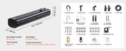 Bild in Galerie-Viewer laden, Amocart Roof Rack Water Tank Multi-Dispensing Outdoor Tank  High-Capacity Aluminum Tank with Pressurization Port Fit for Trunk
