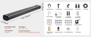 Bild in Galerie-Viewer laden, Amocart Roof Rack Water Tank Multi-Dispensing Outdoor Tank  High-Capacity Aluminum Tank with Pressurization Port Fit for Trunk
