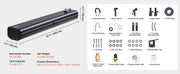 Bild in Galerie-Viewer laden, Amocart Roof Rack Water Tank Multi-Dispensing Outdoor Tank  High-Capacity Aluminum Tank with Pressurization Port Fit for Trunk
