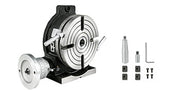Bild in Galerie-Viewer laden, Amocart 8 Inch/200 MM Rotary Table 3-Slot or 4-Slot Horizontal Vertical MT-3 Rotary Table for Milling 360° Precision Working
