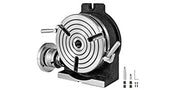 Bild in Galerie-Viewer laden, Amocart 8 Inch/200 MM Rotary Table 3-Slot or 4-Slot Horizontal Vertical MT-3 Rotary Table for Milling 360° Precision Working
