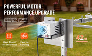 Load image into Gallery viewer, SucceBuy Electric BBQ Rotisserie Grill Kit Automatic 42W Motor Height Adjustable Universal Roaster Stand Spit Rod w/ Heat Shield
