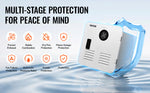 Amocart RV Tankless Water Heater Instant Shower 15 x 15 in  Optimized Comfort Performance Hot Water Ideal for RVers' Family