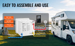 Amocart RV Tankless Water Heater Instant Shower 15 x 15 in  Optimized Comfort Performance Hot Water Ideal for RVers' Family