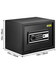 Bild in Galerie-Viewer laden, Amocart Fingerprint Locks Safe Deposit Box 0.8/2.1 Cubic Feet Digital Electronic Secret Hidden Piggy Bank for Money Guns File

