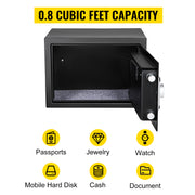 Bild in Galerie-Viewer laden, Amocart Fingerprint Locks Safe Deposit Box 0.8/2.1 Cubic Feet Digital Electronic Secret Hidden Piggy Bank for Money Guns File
