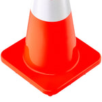 Amocart Tools Safety Cones 12"x28" High Visibility PVC Orange Traffic Cones with Heavy-Duty Base Used for Traffic Road Control