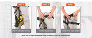 Charger l'image dans la visionneuse de galerie, SucceBuy Half Body Safety Harness Tree Climbing Harness Half Protection Harness 340 lbs for Fire Rescuing Caving Rock Climbing
