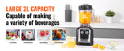Load image into Gallery viewer, SucceBuy 2L Smoothie Blender Professional Countertop Fruit Food Processor Mixer Maker with Stainless Steel for Home Kitchen Bar
