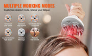 Bild in Galerie-Viewer laden, SucceBuy Electric Scalp Massager Rechargeable Head Massager Hair Growth Waterproof Portable Kneading Electric Scalp Scratcher
