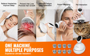 Bild in Galerie-Viewer laden, SucceBuy Electric Scalp Massager Rechargeable Head Massager Hair Growth Waterproof Portable Kneading Electric Scalp Scratcher
