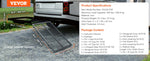Amocart Hitch Mount Cargo Carrier Hitch Cargo Rack with Folding Ramp 500LBS Mobility Scooter Carrier Fit 2" Hitch Receiver