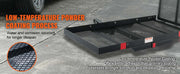 Charger l'image dans la visionneuse de galerie, Amocart Hitch Mount Cargo Carrier Hitch Cargo Rack with Folding Ramp 500LBS Mobility Scooter Carrier Fit 2" Hitch Receiver
