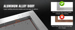 Amocart Screen Printing Kit 2/3 Pieces Aluminum Silk Screen Printing Frames 110 Count Mesh 5 Glitters and Screen Printing